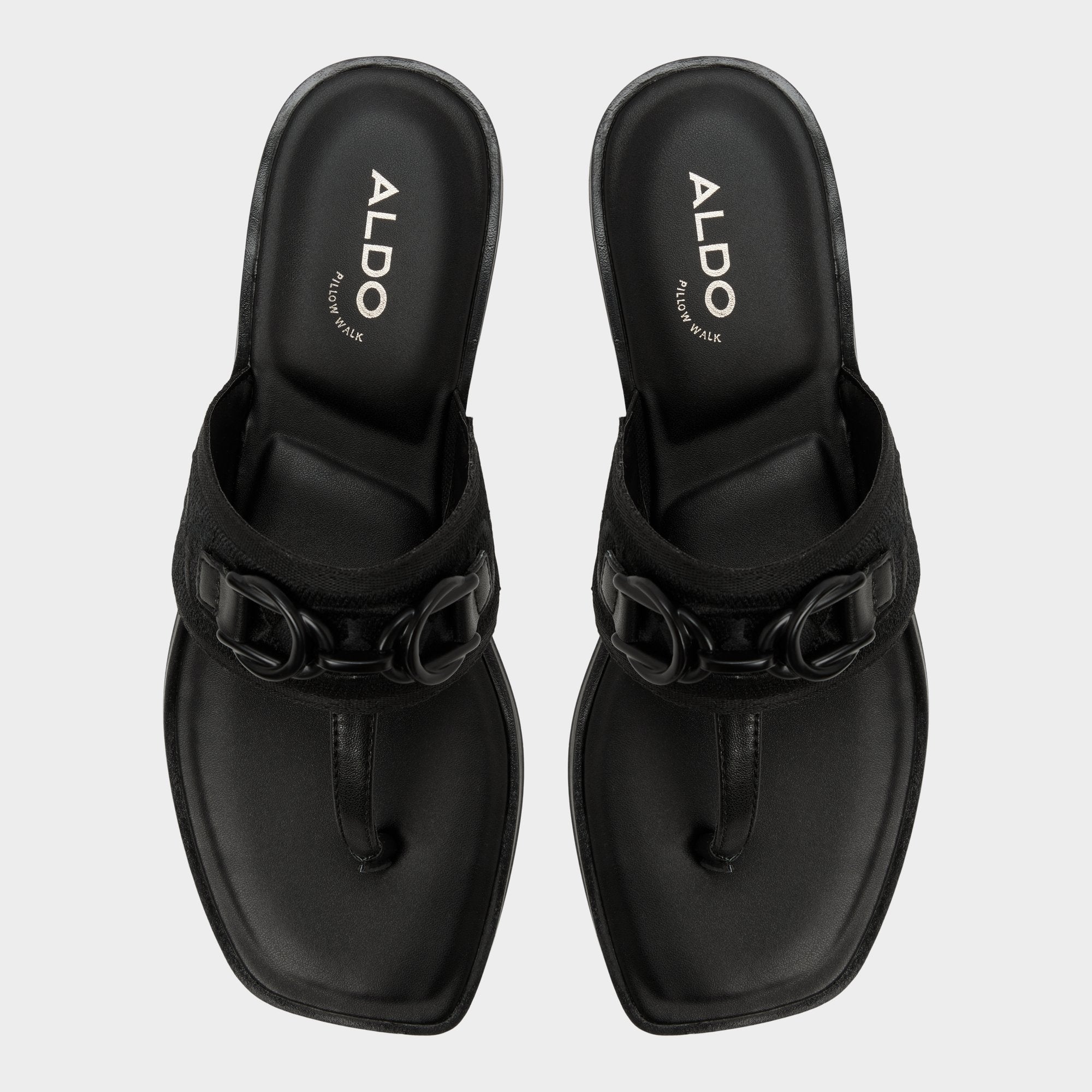 ALDO Coralynna sandales plates cuir boucle