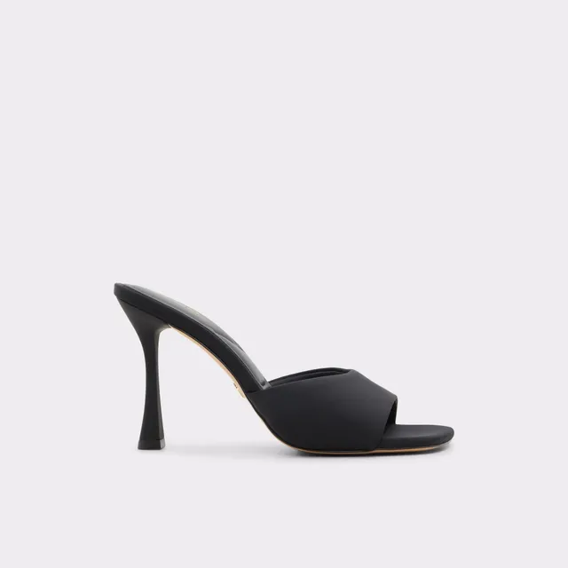 ALDO Evadalia mules noires talon aiguille