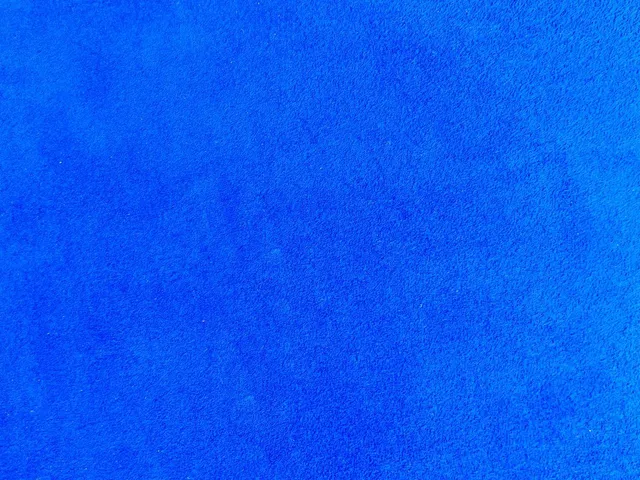 Dessine Moi Un Soulier échantillon velours bleu électrique