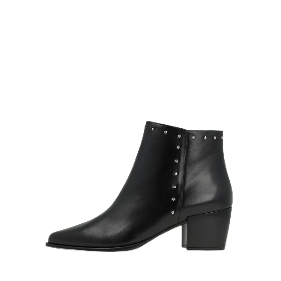 LODI KOL5590 bottines noires cuir talon confort
