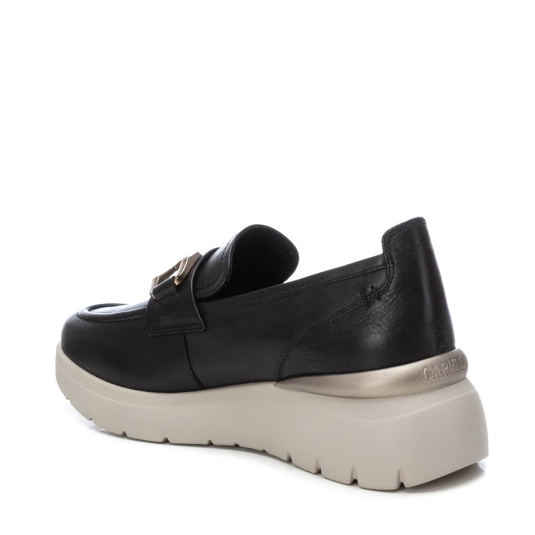 Carmela 16183701 mocassins cuir noir semelle sport