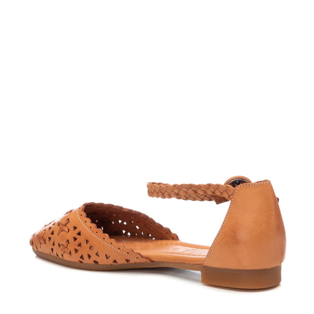 Carmela 16067102 ballerine cuir marron ajourée