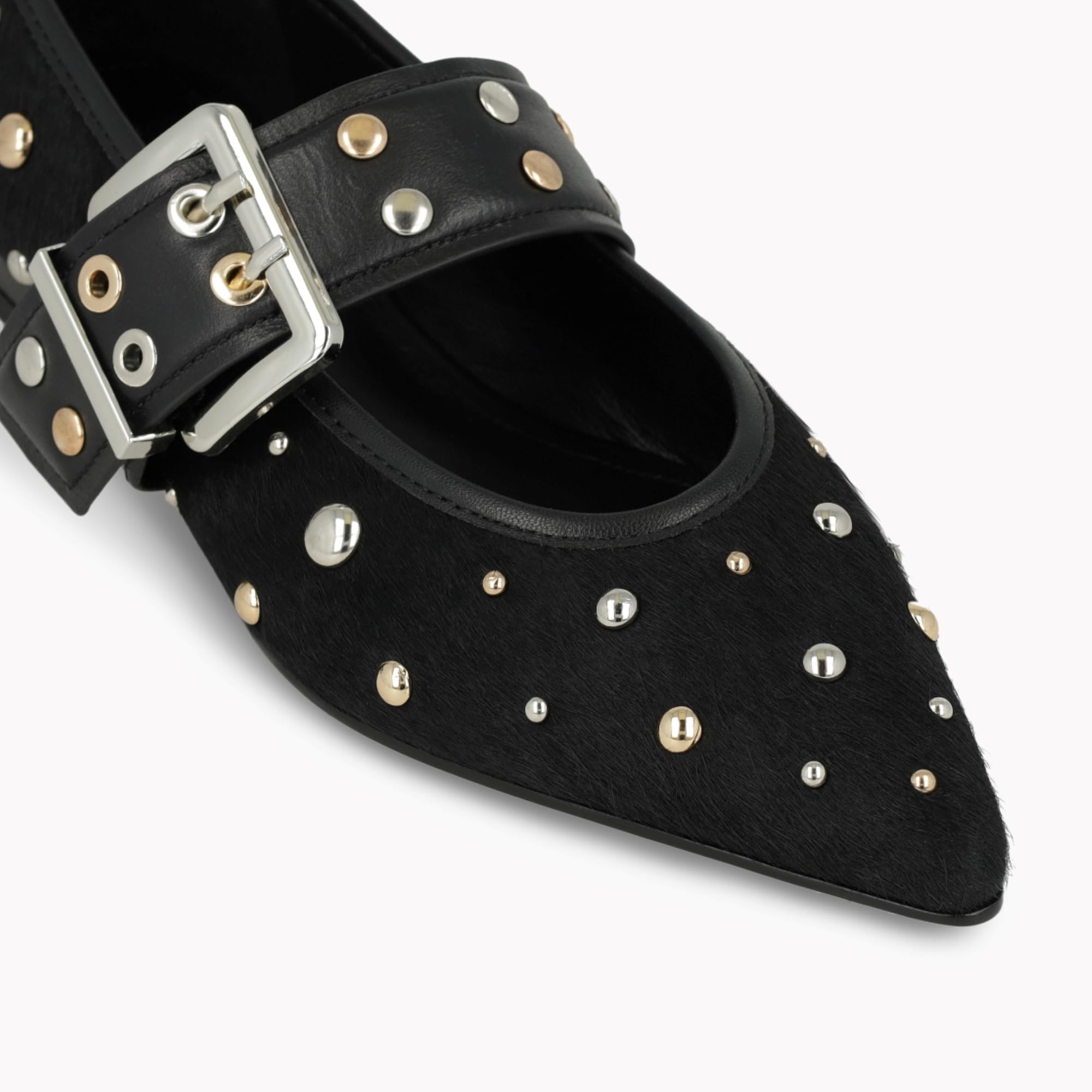LODI A-ISQ5670P ballerines noires cuir véritable