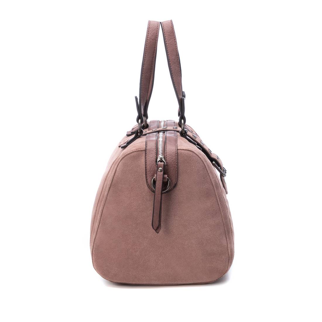 Carmela 18601105 sac bowling serraje marron zigzag