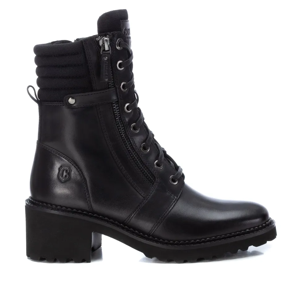 Carmela 16003601 bottine cuir noir lacets