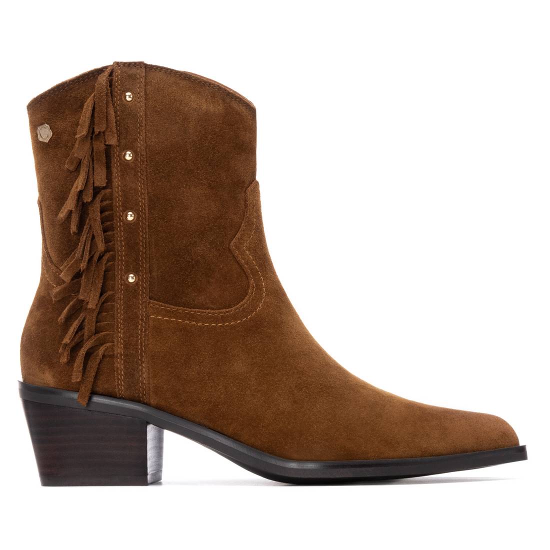 Carmela 16266301 bottines femme camel talon moyen