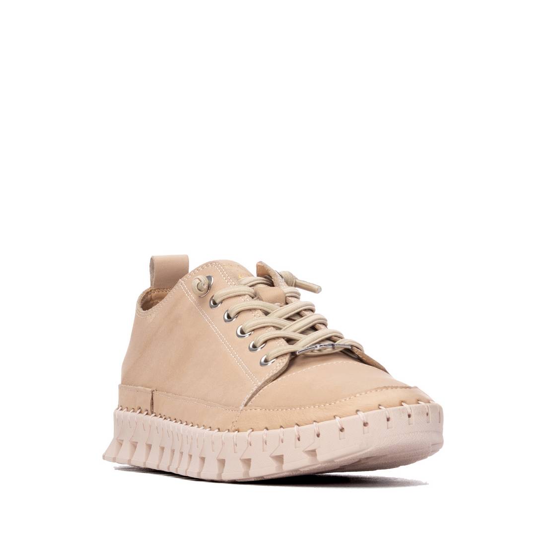 Carmela 16310506 sneakers cuir nude lacets