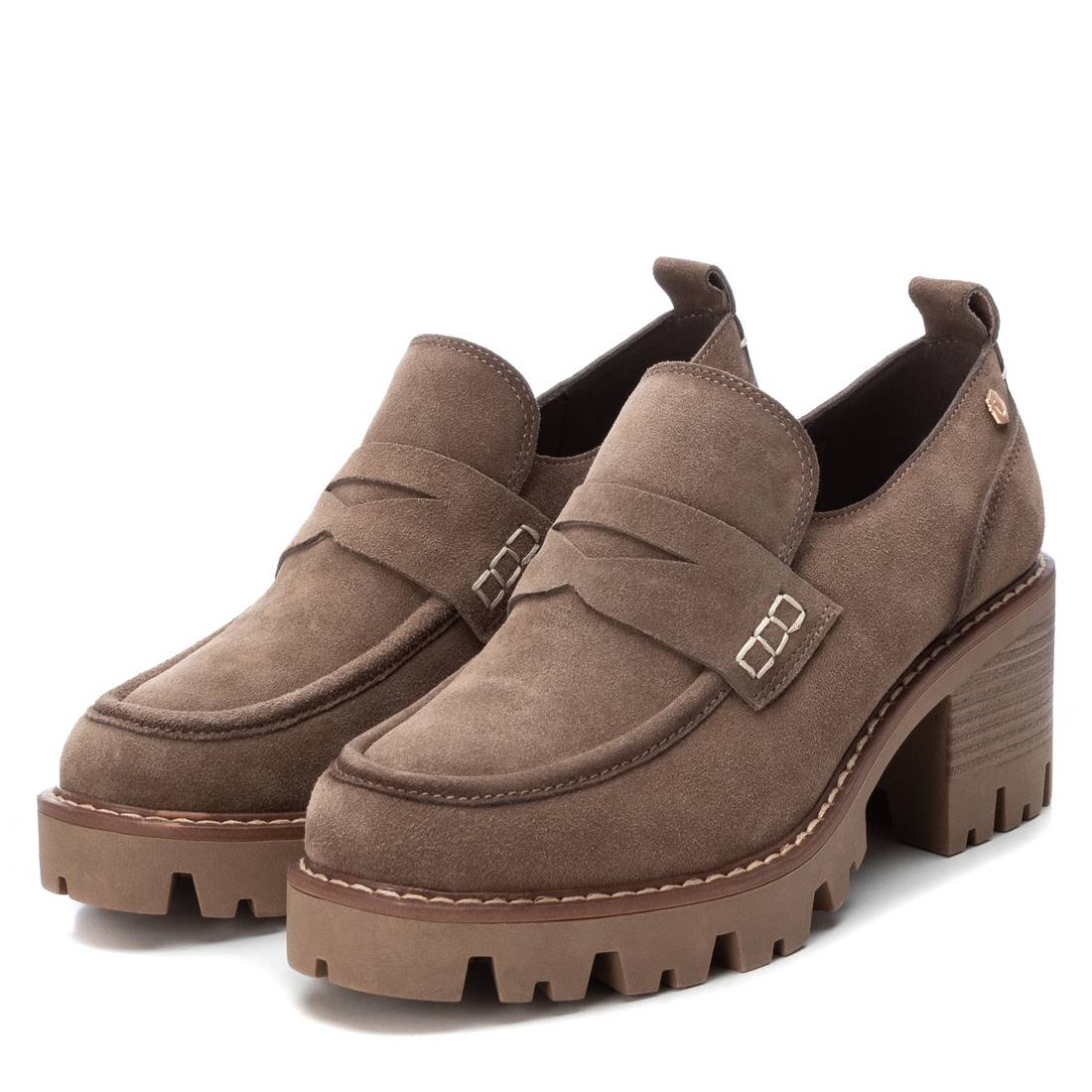 Carmela 16110902 mocassin femme marron talon 7 cm