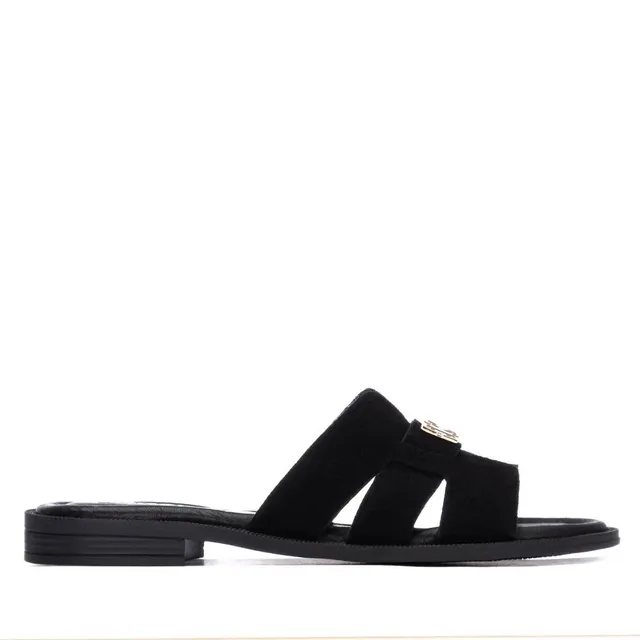 Carmela 16306101 sandale femme noir cuir