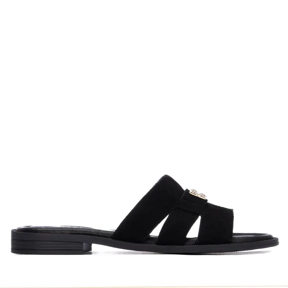 Carmela 16306101 sandale femme noir cuir