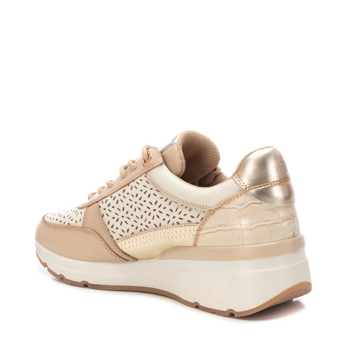 Carmela 16141703 basket femme marron cuir ajouré