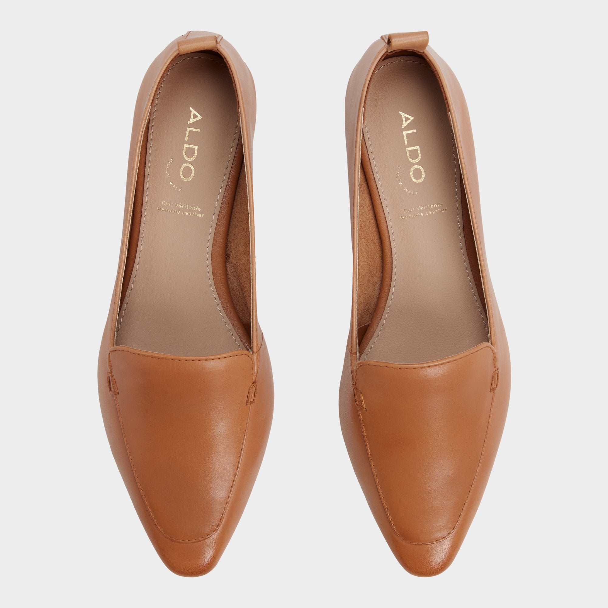 Aldo Orsoniflex ballerines bout carré marron