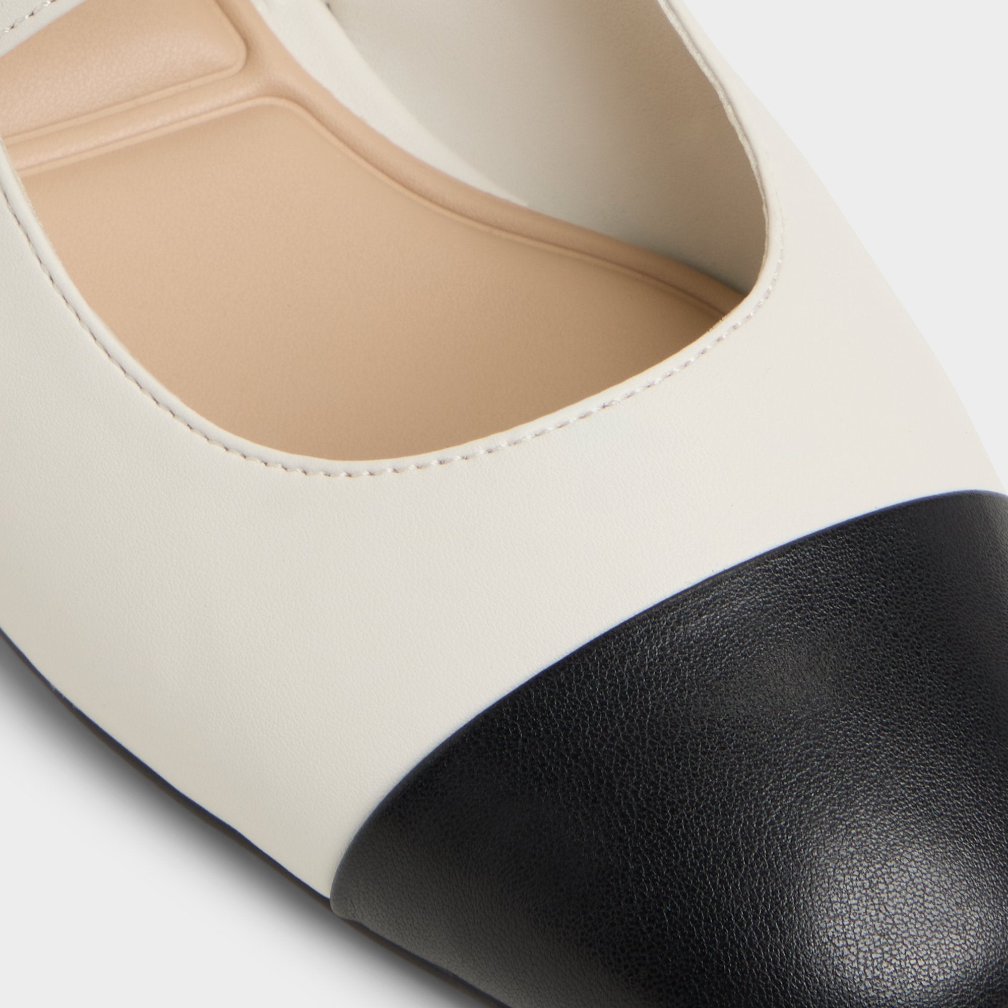 ALDO Agathe escarpins Mary Jane talon bloc blanc