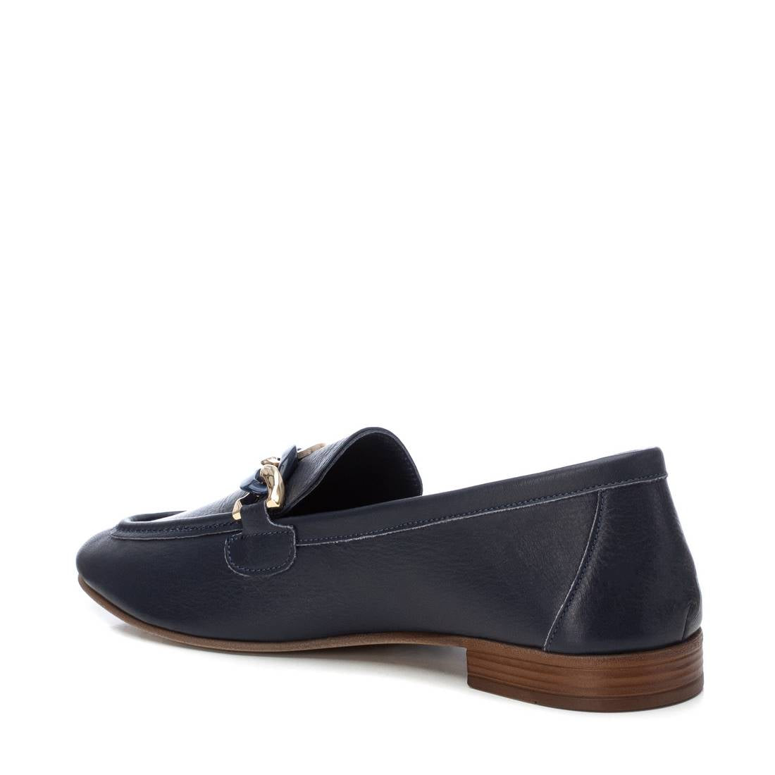 Carmela 16156105 mocassin cuir bleu femme plat