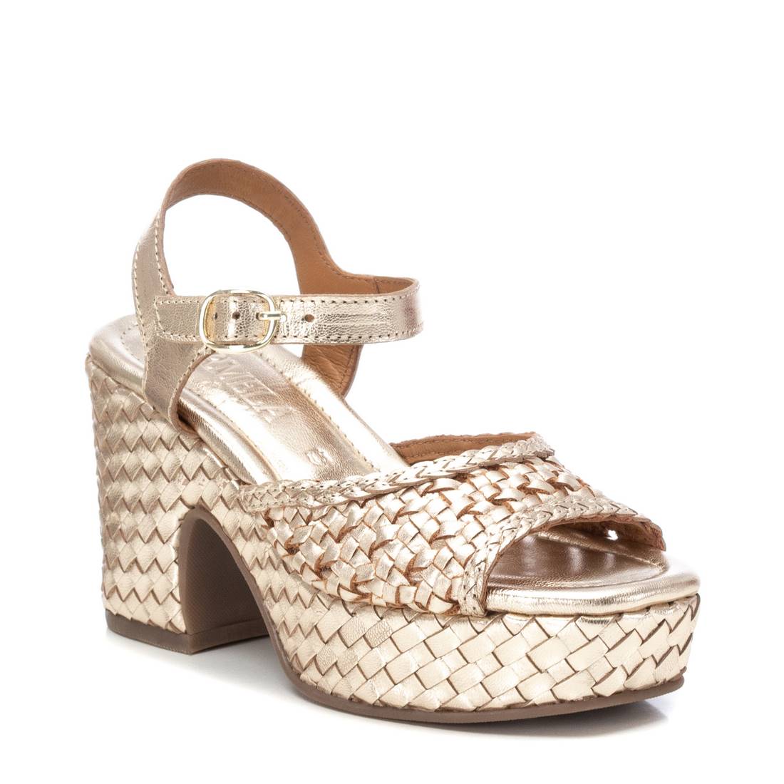 Carmela 16163706 sandale talon doree cuir talon 10 cm