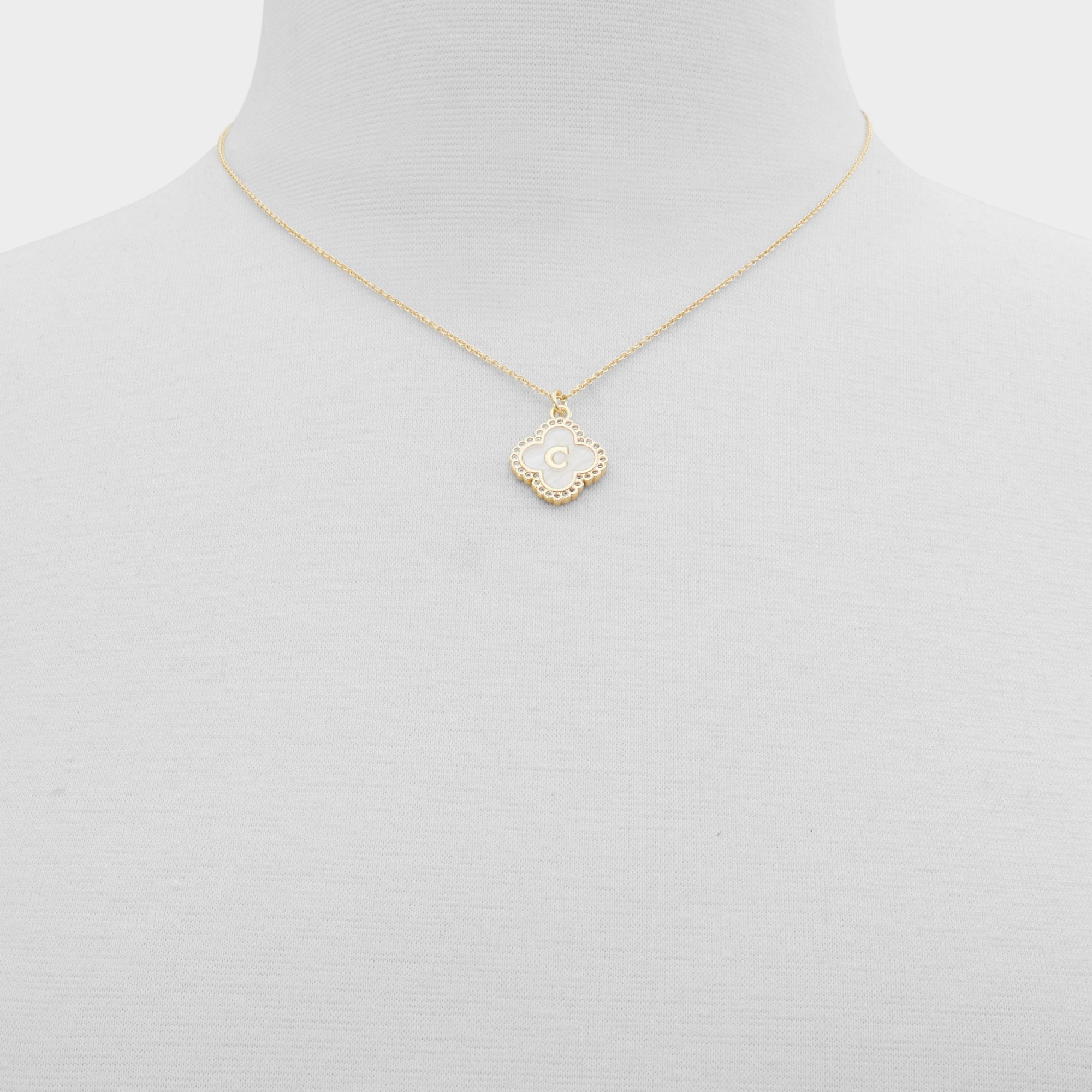 ALDO Broisa collier fleur zircon floral doré unique