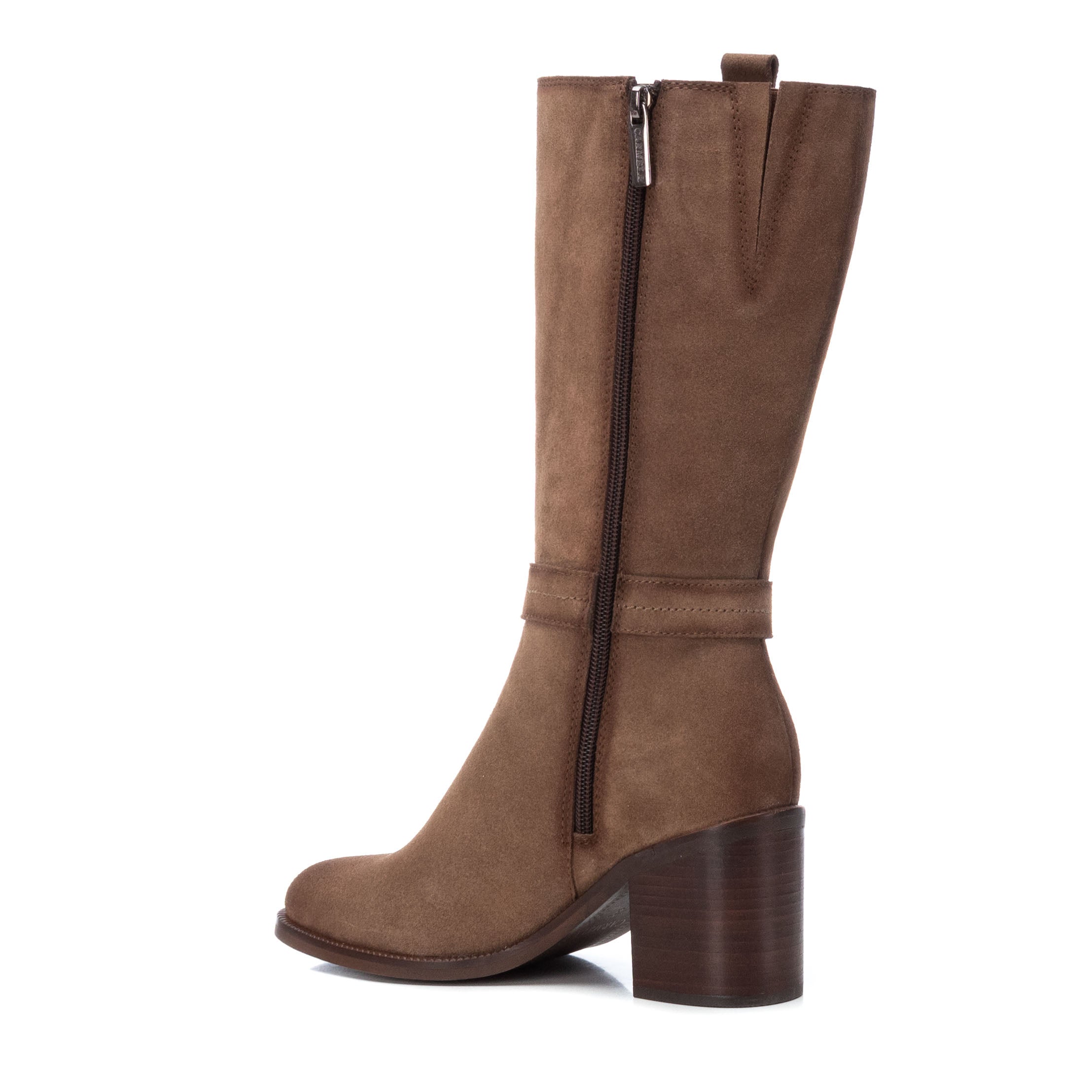 Carmela 16006102 bottes femme cuir marron 7 cm