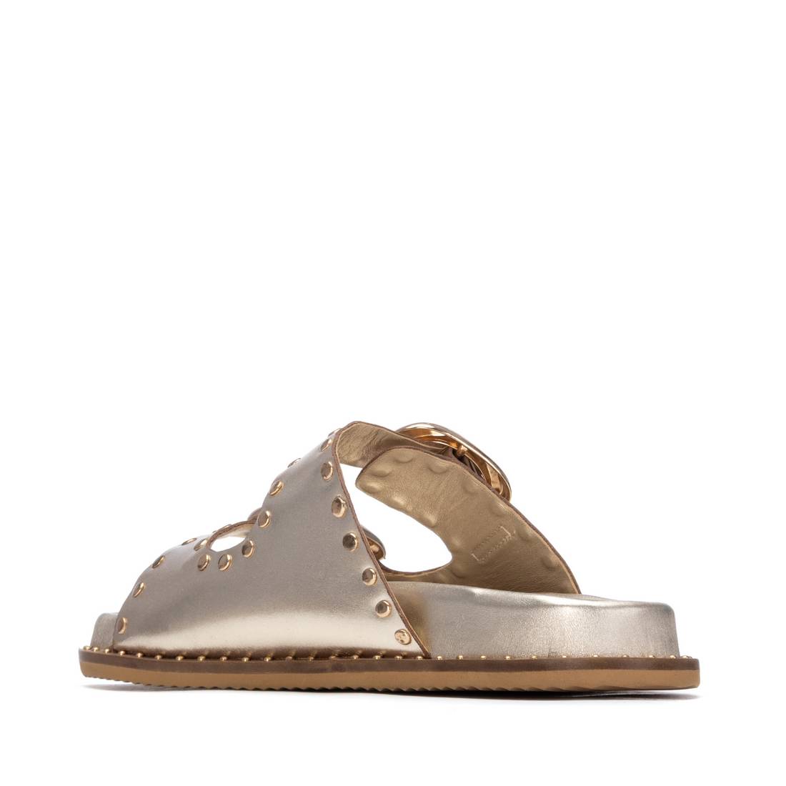 Carmela 16305603 sandales cuir doré animal