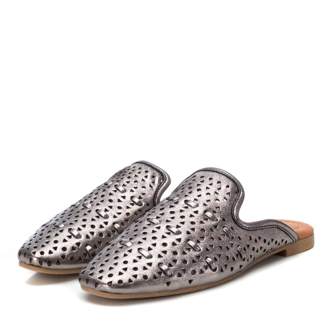Carmela 16158504 sabots femme gris cuir véritable