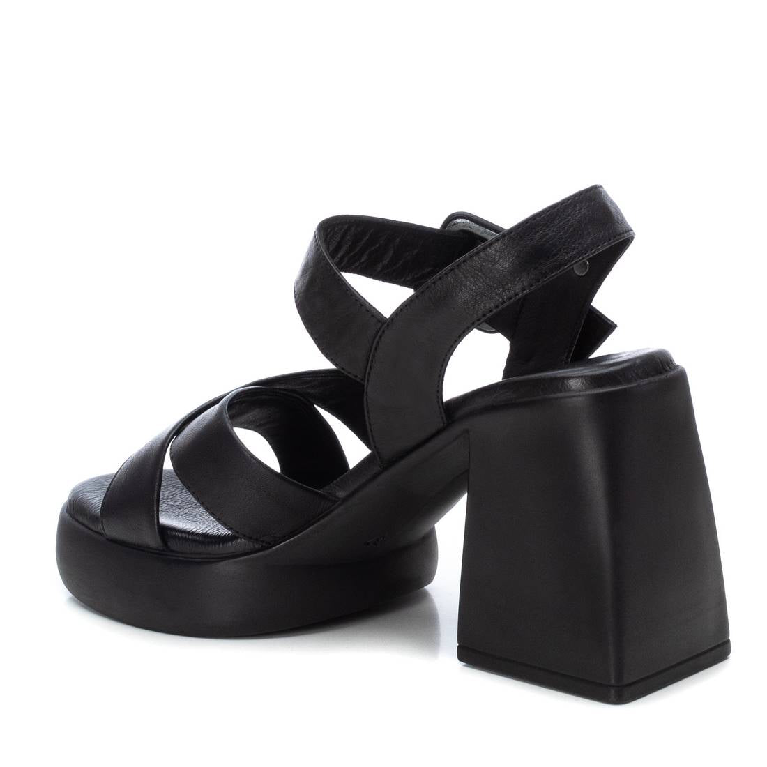Carmela 16079303 sandale noir cuir talon 9 cm