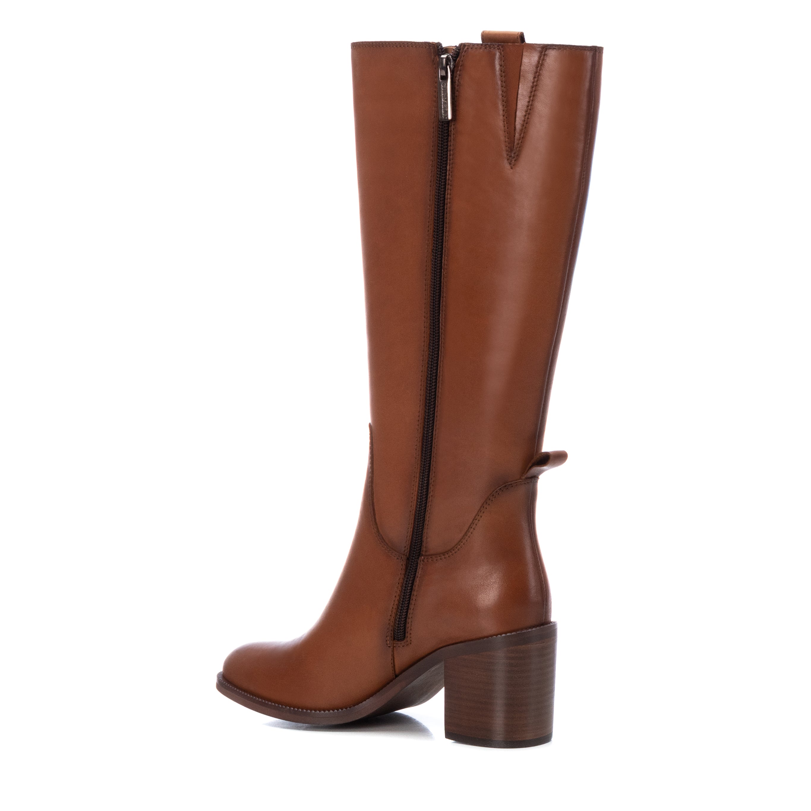 Carmela 16005702 botte femme marron cuir talon