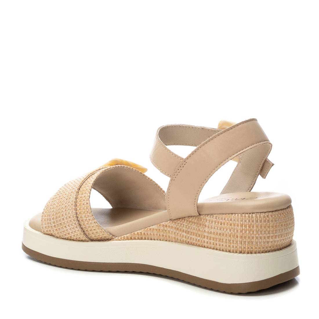 Carmela 16222703 sandale cuir compensée beige 6 cm