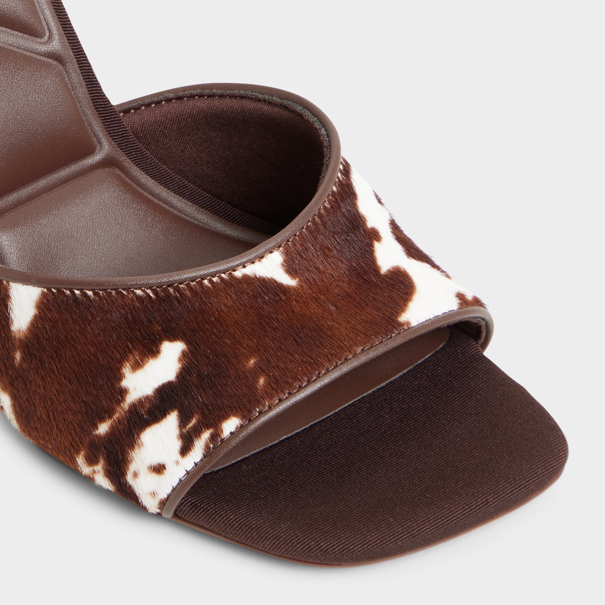 ALDO Evadalia mules cuir imprimé vache