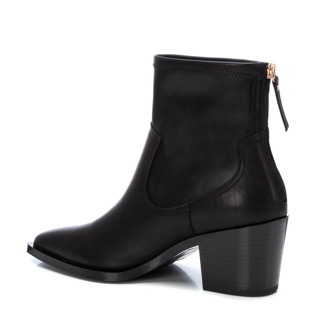Carmela 16123001 bottine noire cuir talon 6 cm santiag