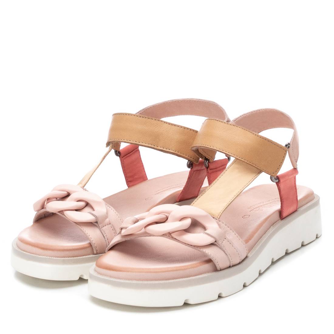 Carmela 16081404 sandale cuir marron plate