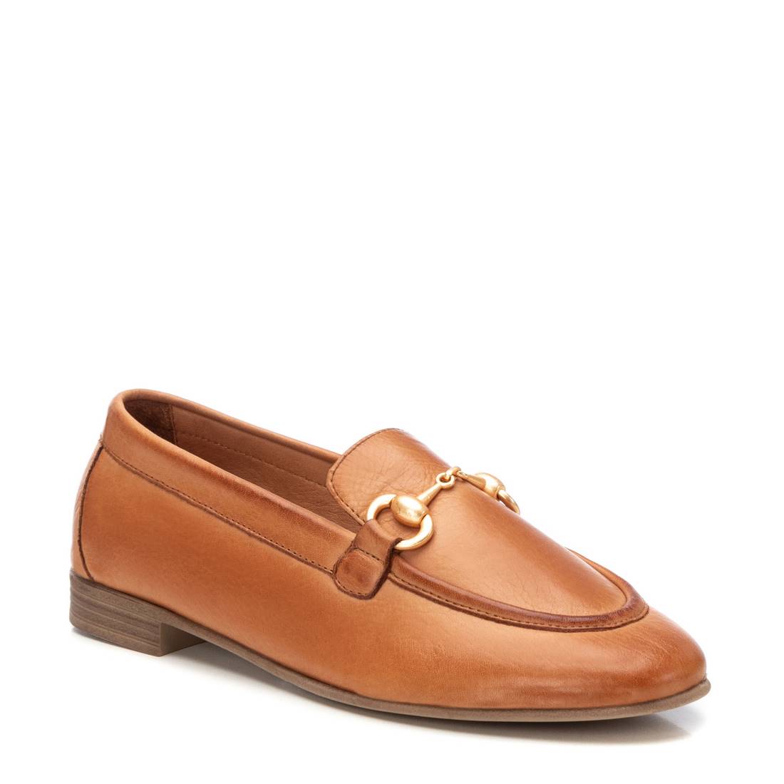 Carmela 16237202 mocassins cuir camel semelle antiglisse