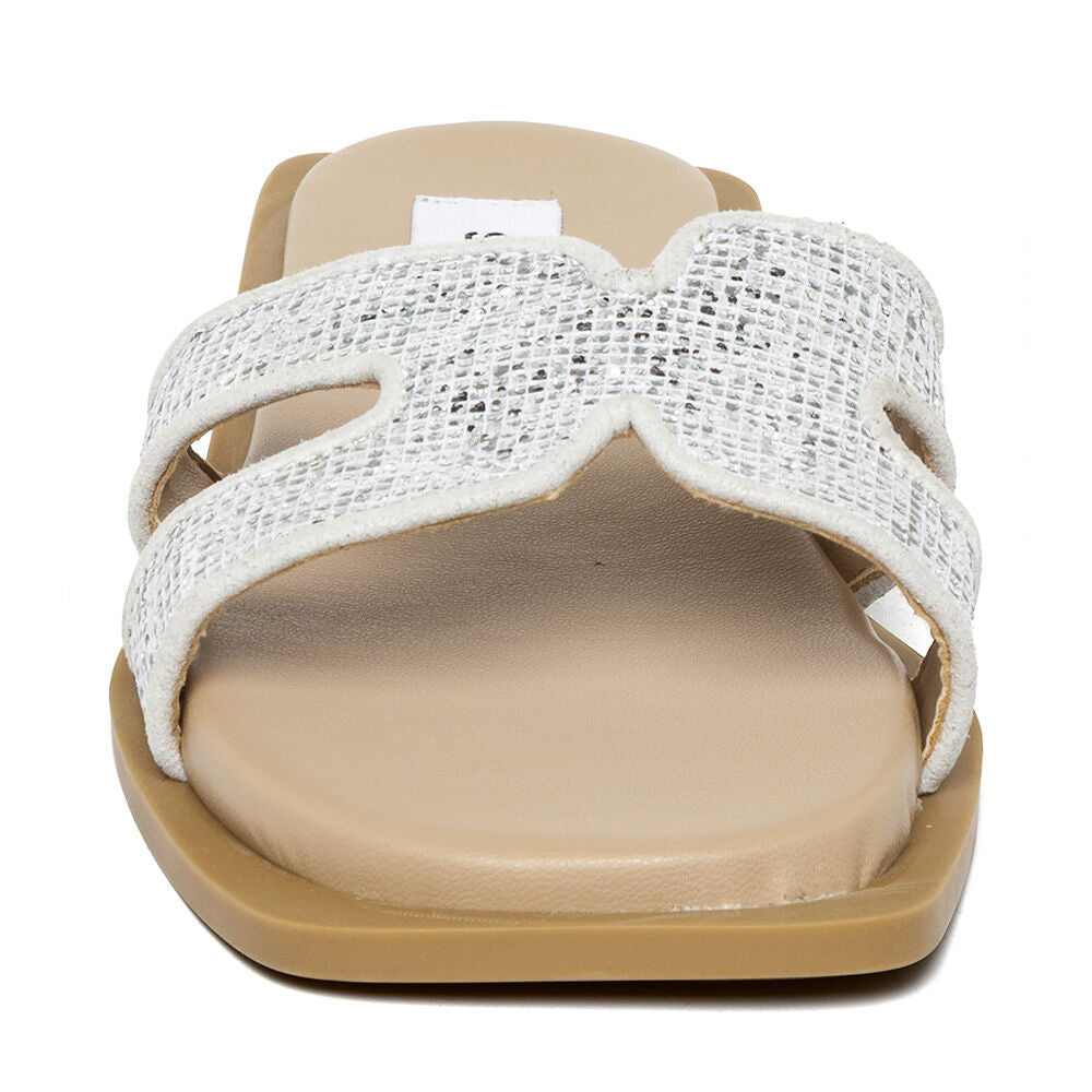 Steve Madden Sofia mules argent pailleté synthétique