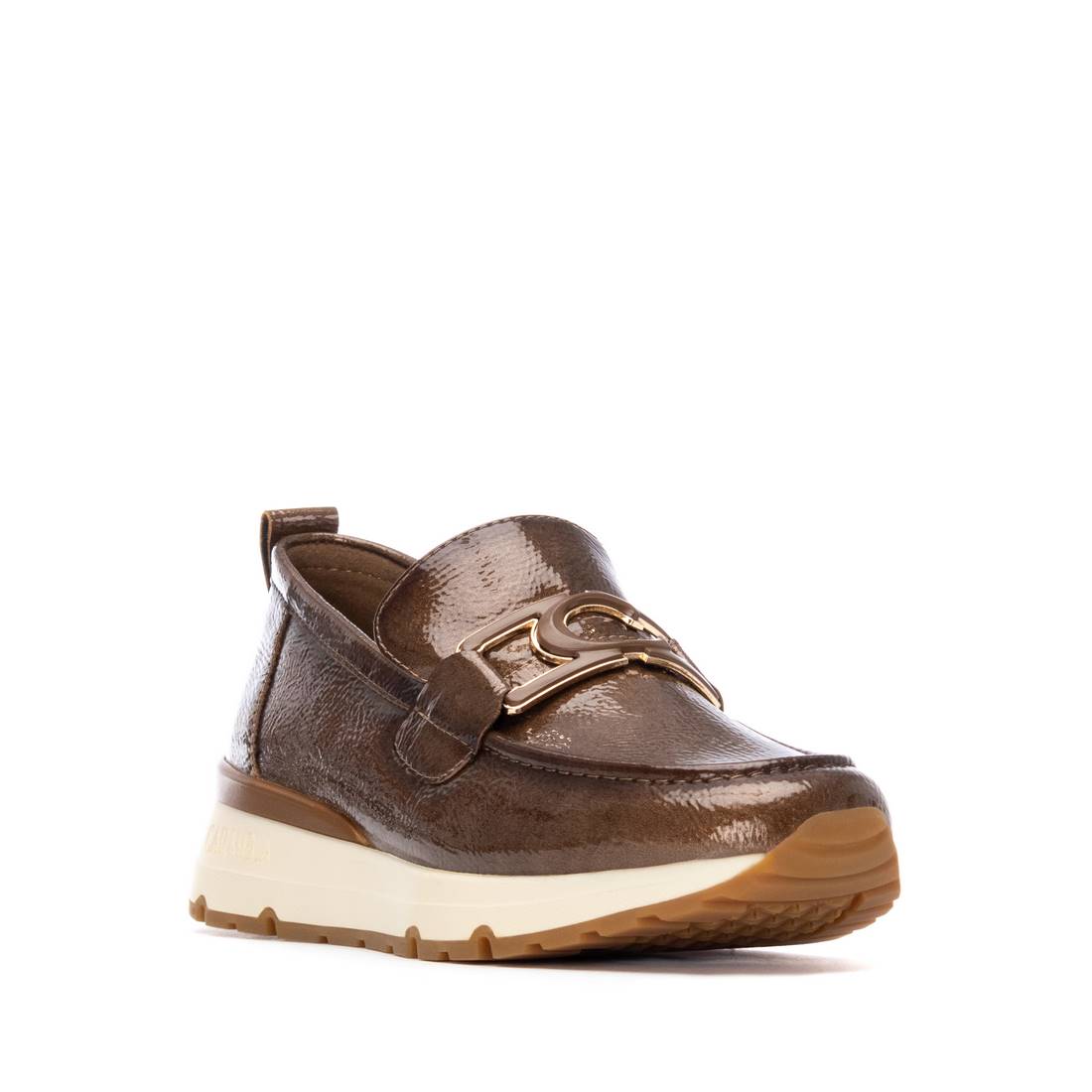 Carmela 16251802 ballerine taupe vernie semelle gomme
