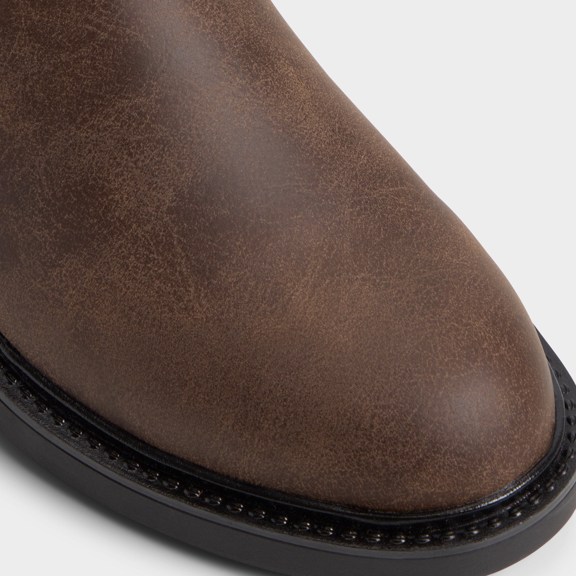 ALDO Faverwham bottines Chelsea cuir marron semelle crantée