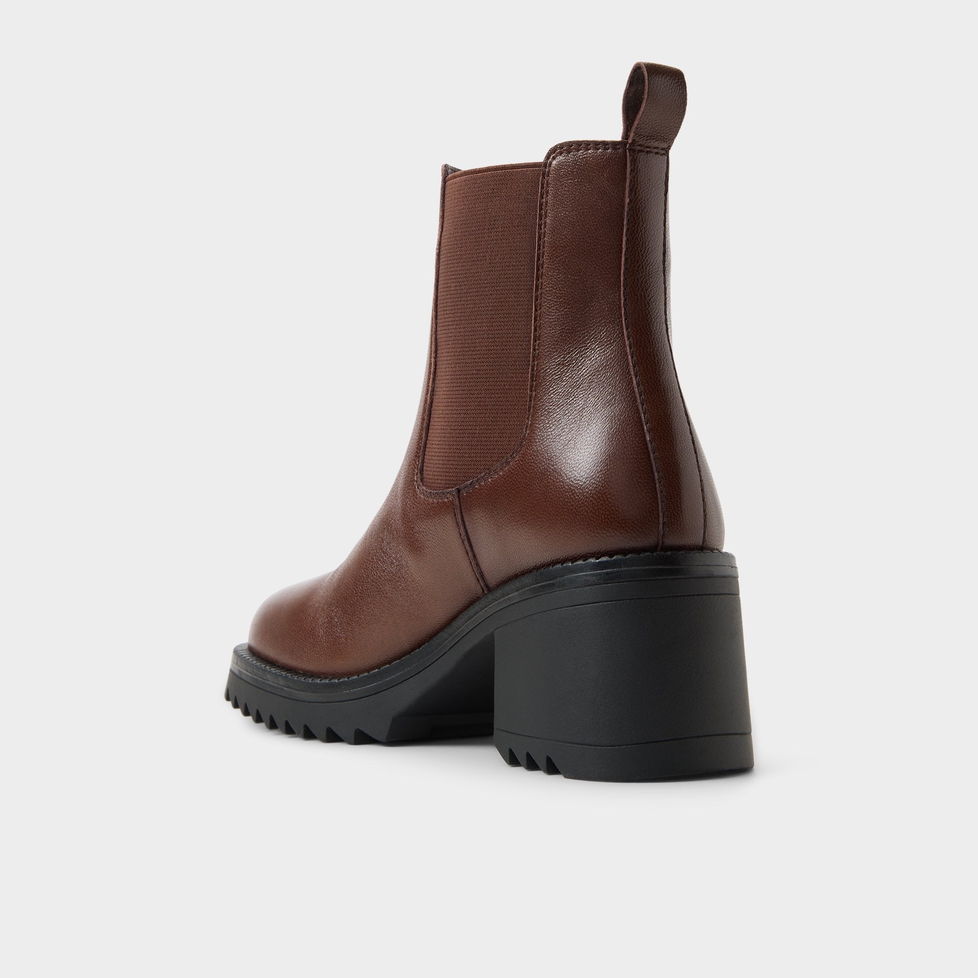 ALDO Anneliese bottines marron talon stable