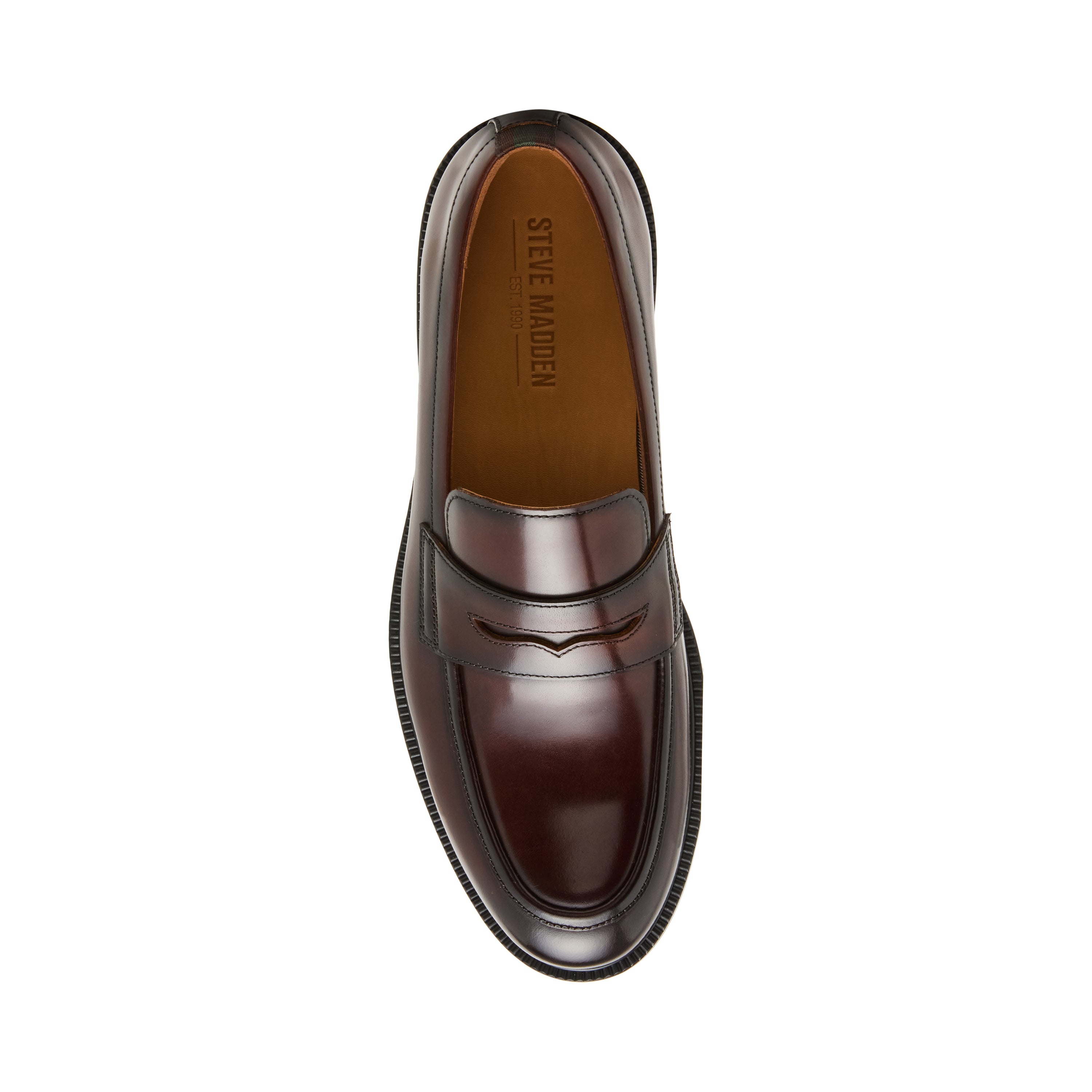 Steve Madden Auburn mocassin homme marron cuir