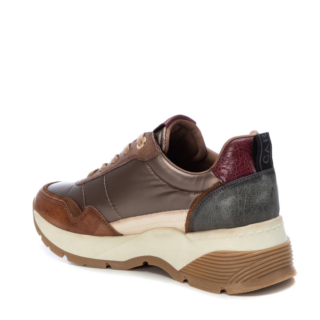 Carmela 16092803 baskets cuir nylon marron
