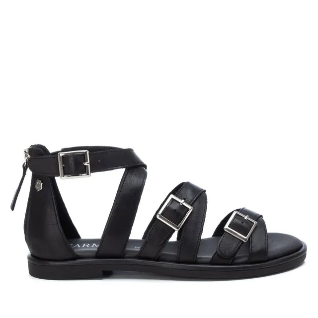 Carmela 16080901 sandale noire cuir pointure 35-41