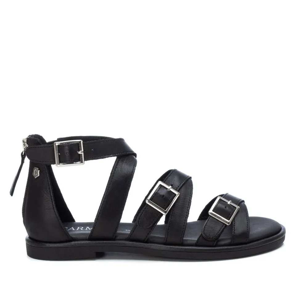 Carmela 16080901 sandale noire cuir pointure 35-41