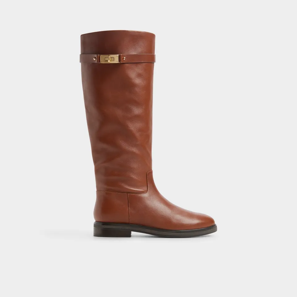 ALDO Levie bottes cavalières marron