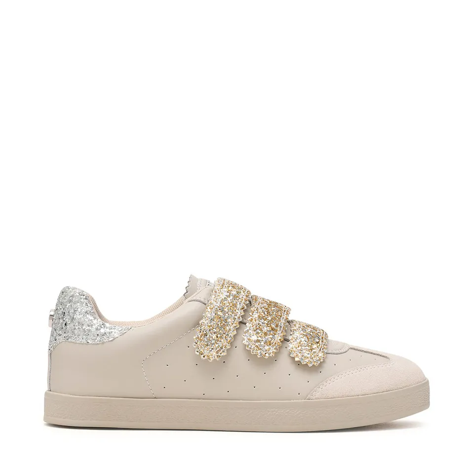 Steve Madden Daybreak baskets bone gold scratch