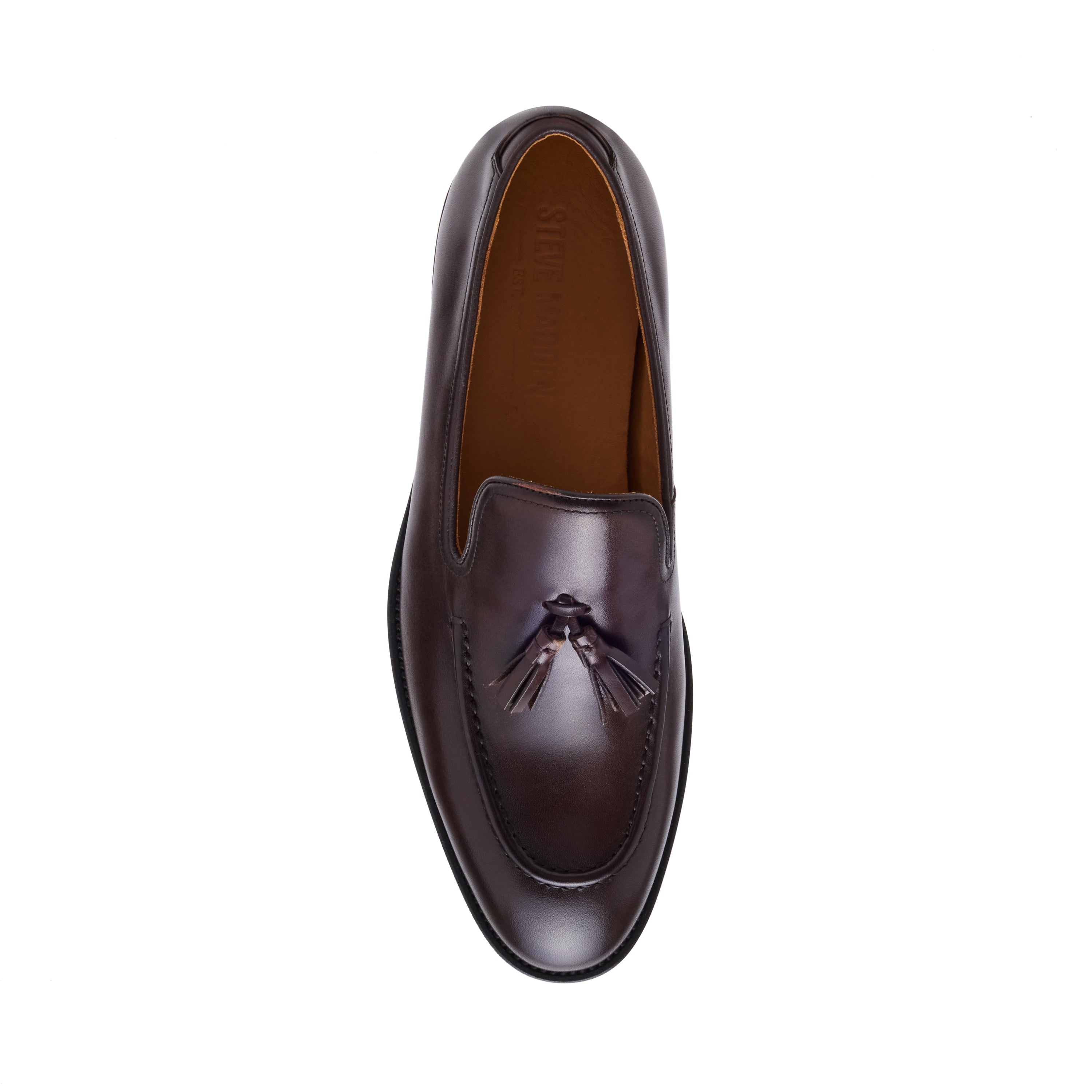 Steve Madden Rumi mocassins homme marron cuir véritable