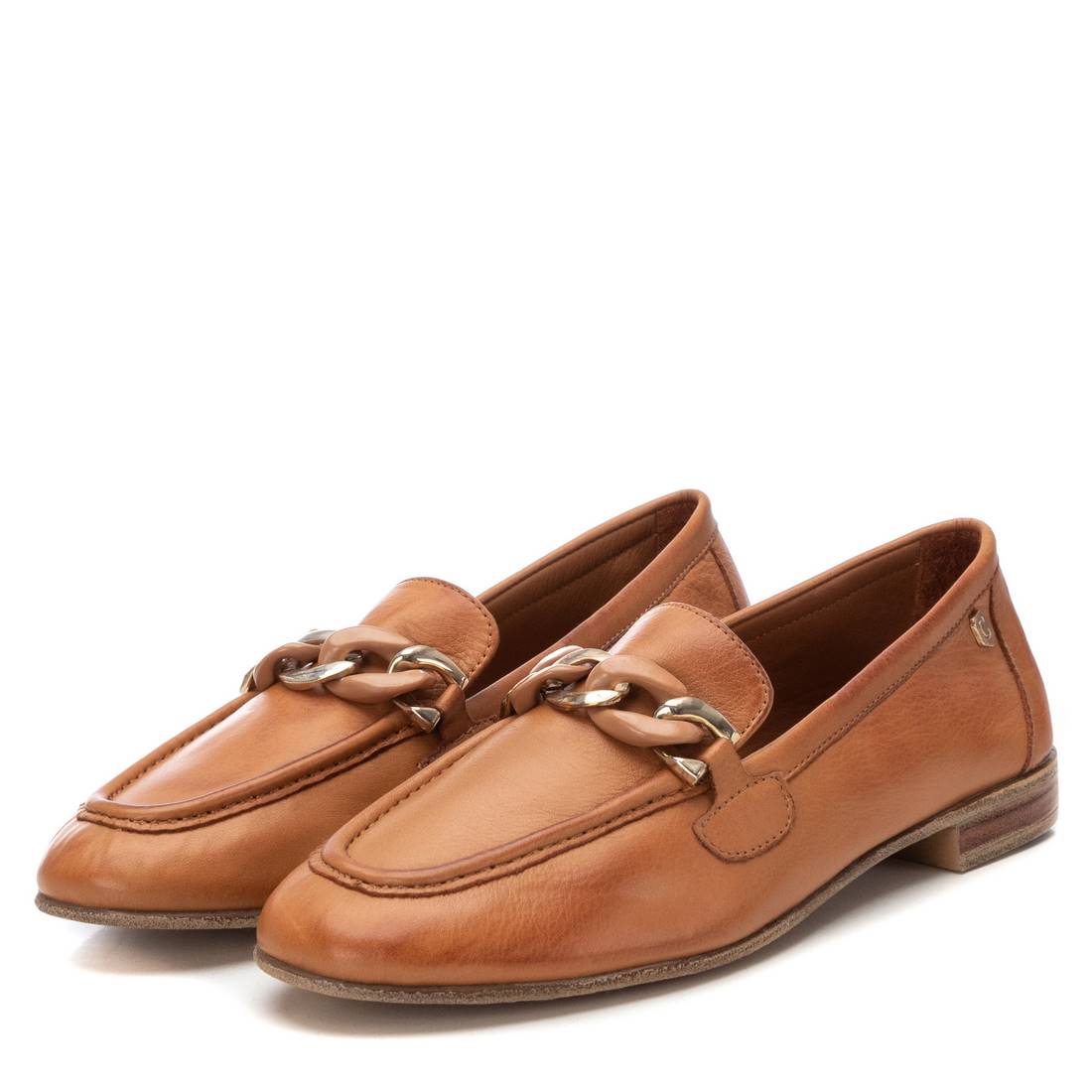 Carmela 16156102 mocassin femme cuir marron plat