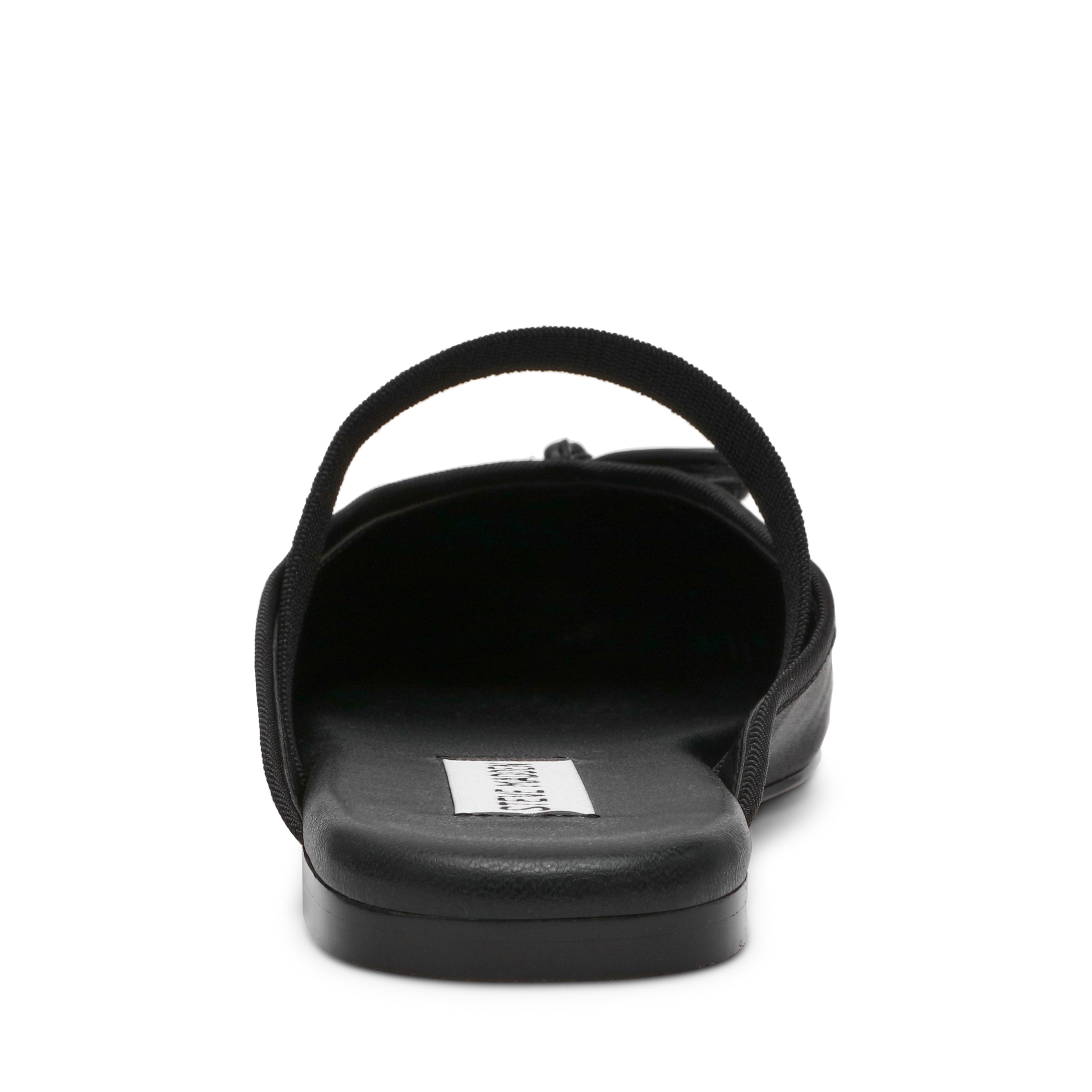 Steve Madden Cutesy ballerine satin noir plate