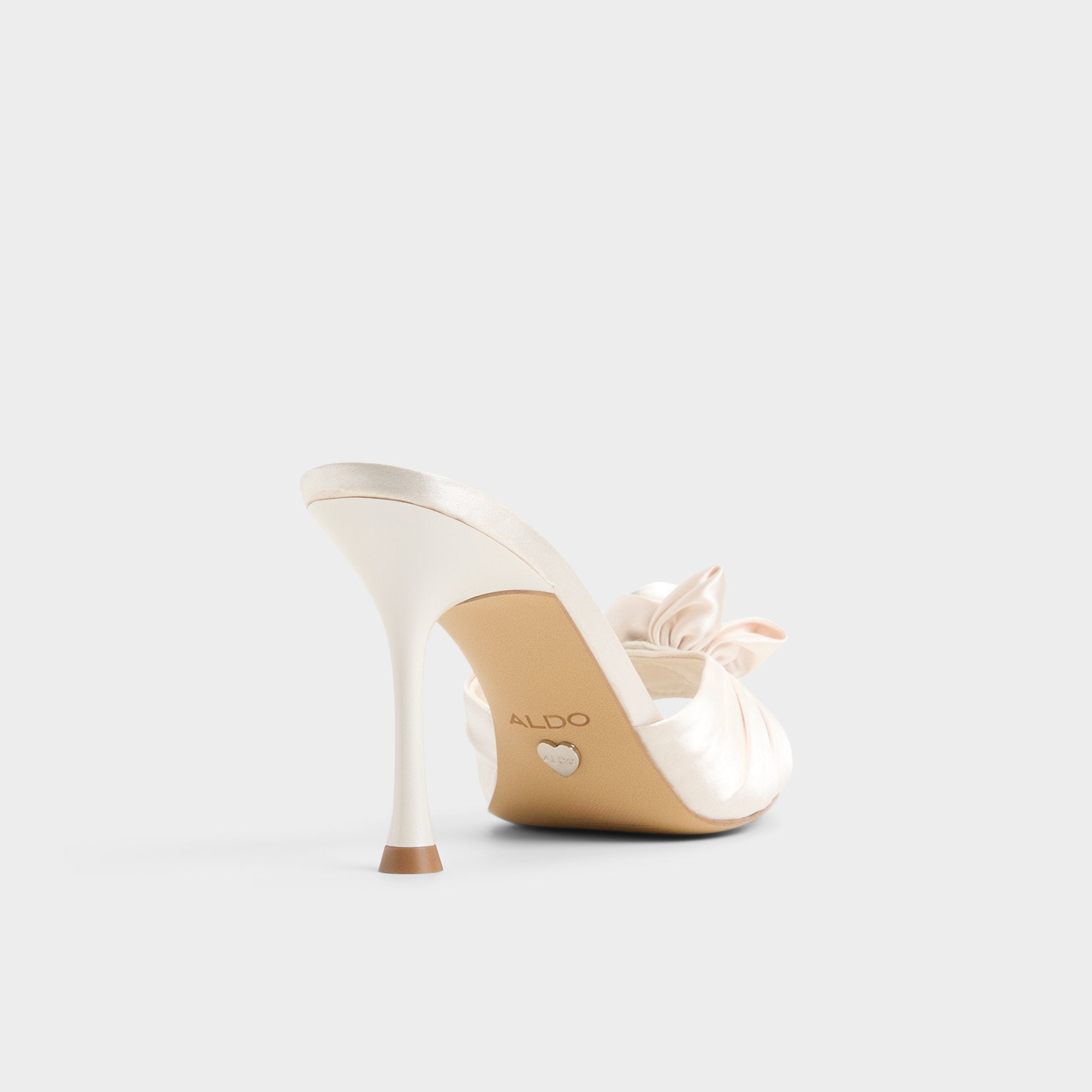 ALDO Rosalina bottes femme blanches talon