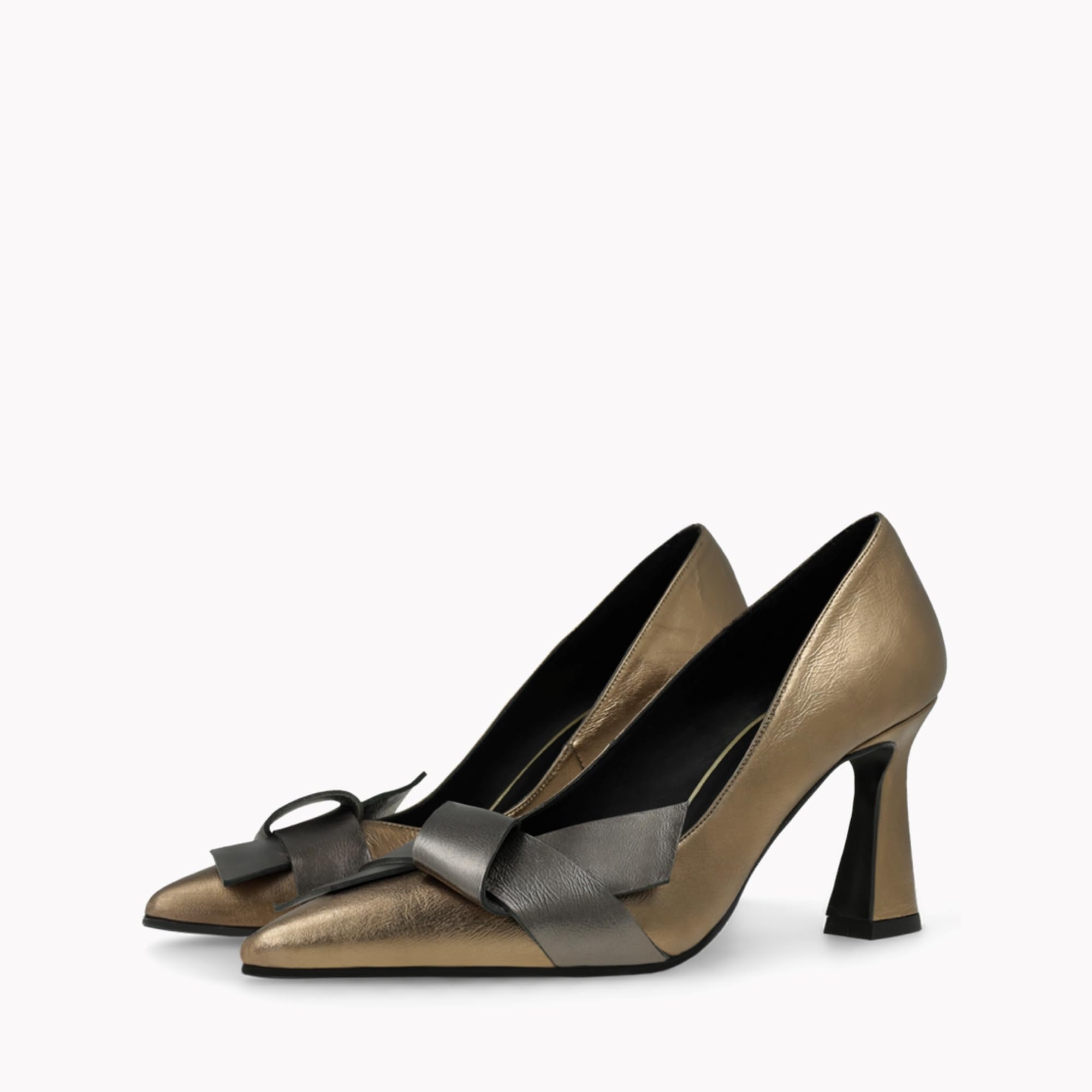 Lodi Ronco escarpins dorés cuir