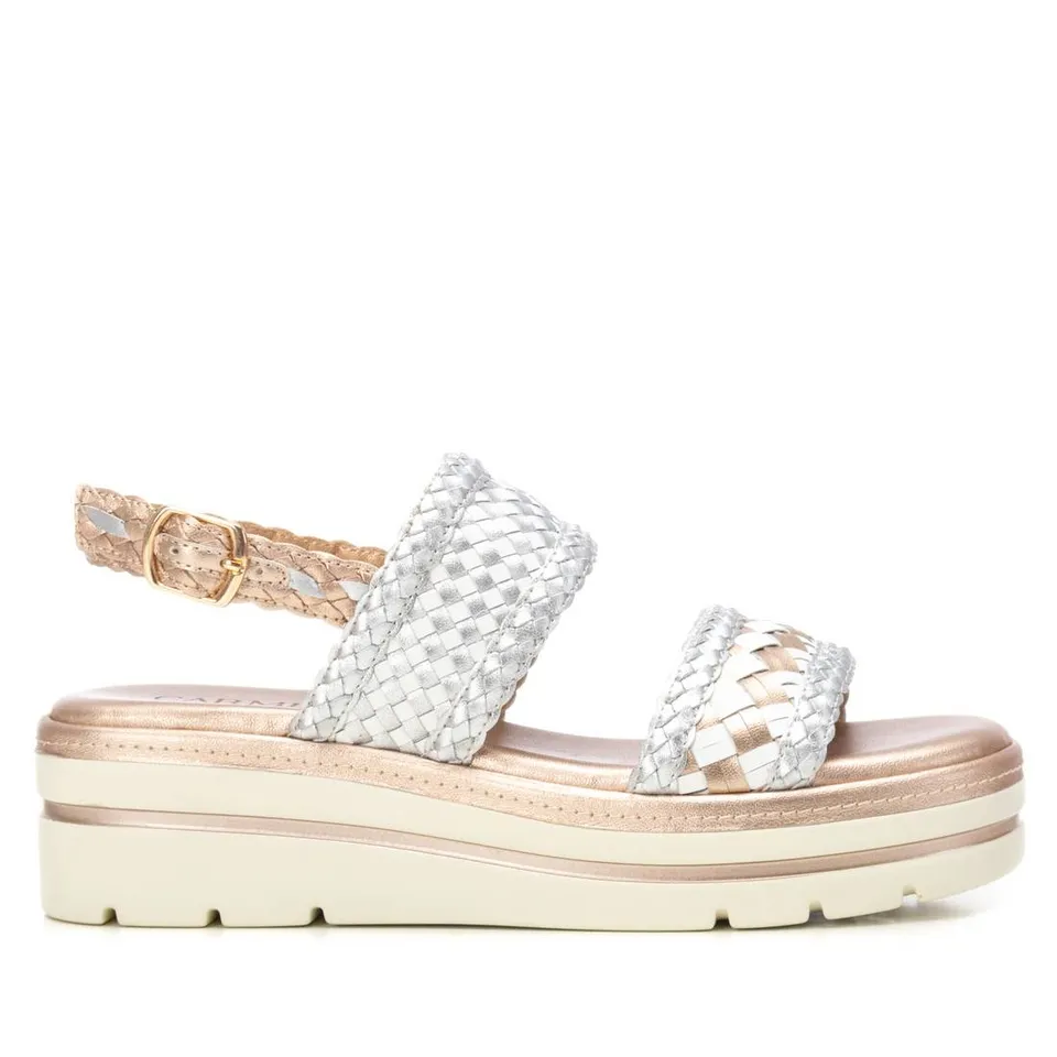 Carmela 16225502 sandale cuir nude compensée