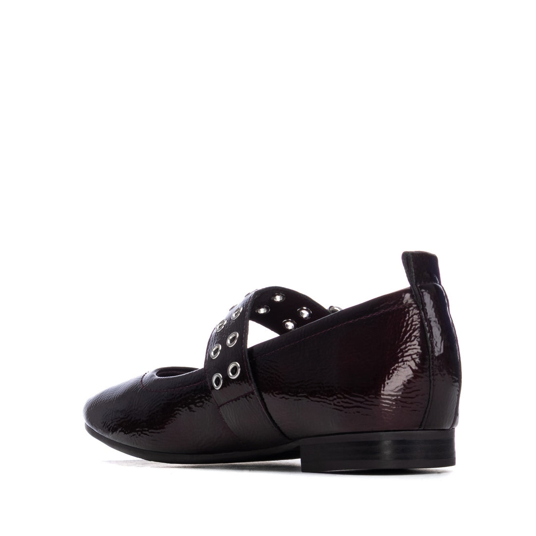 Carmela 16414401 ballerine plate bordeaux vernie