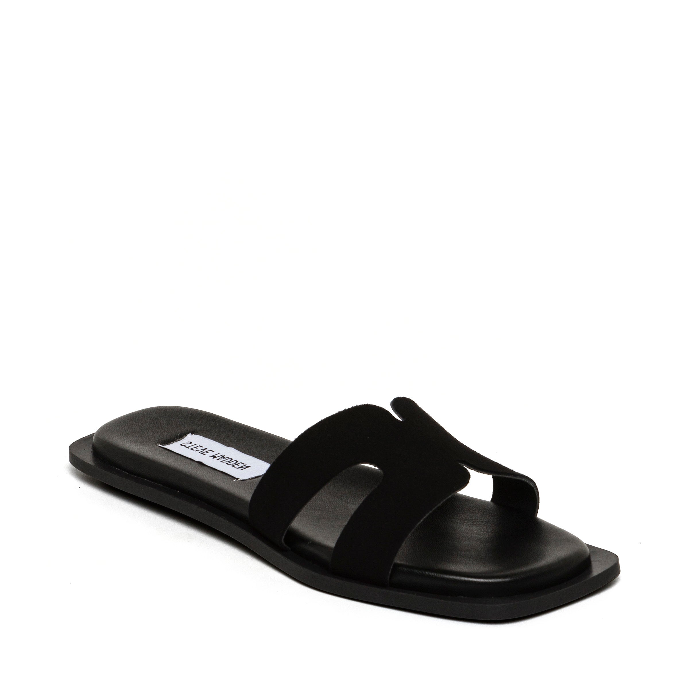 Steve Madden Sofia Slide mules noir suède plates