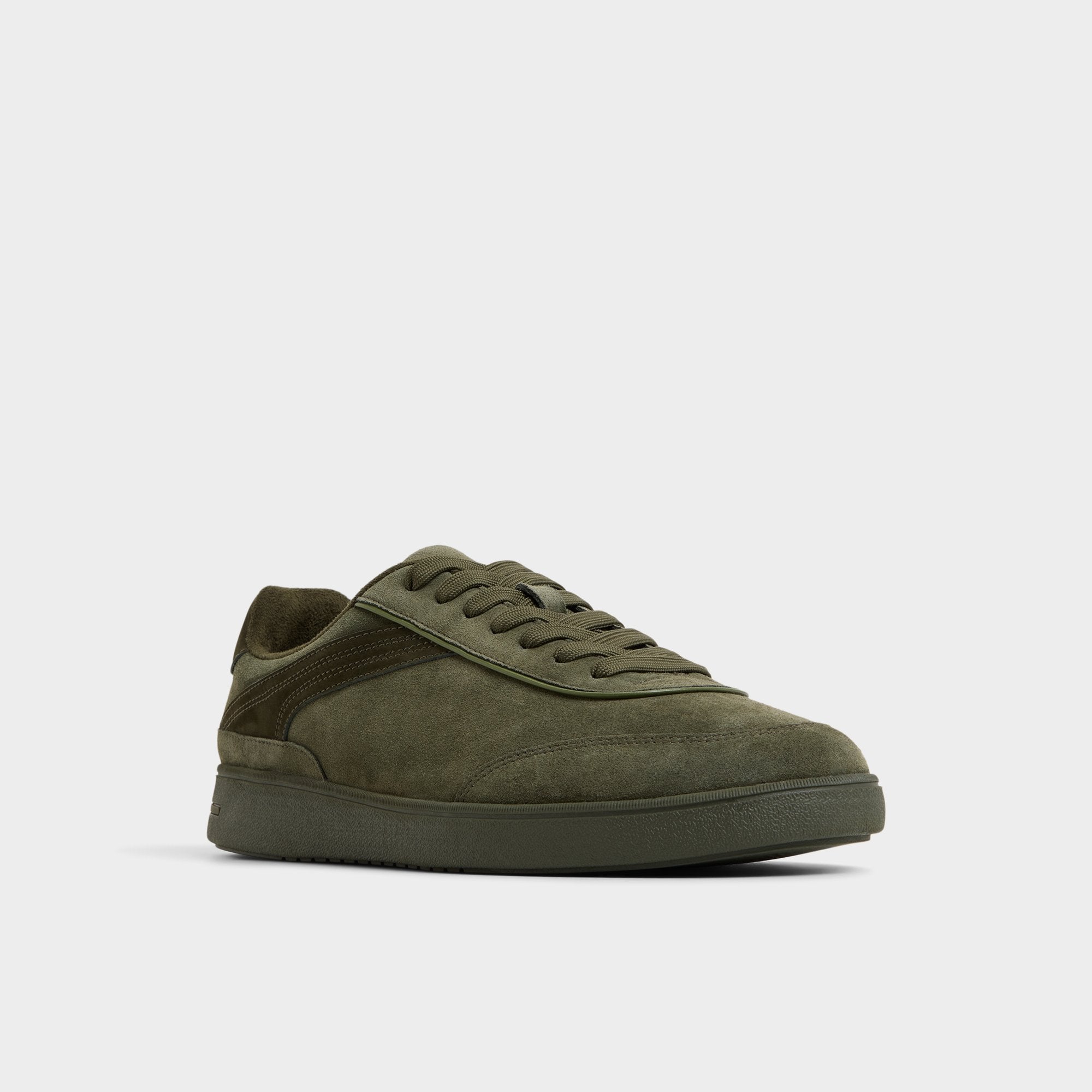 ALDO Cypress baskets basses suède vertes mesh