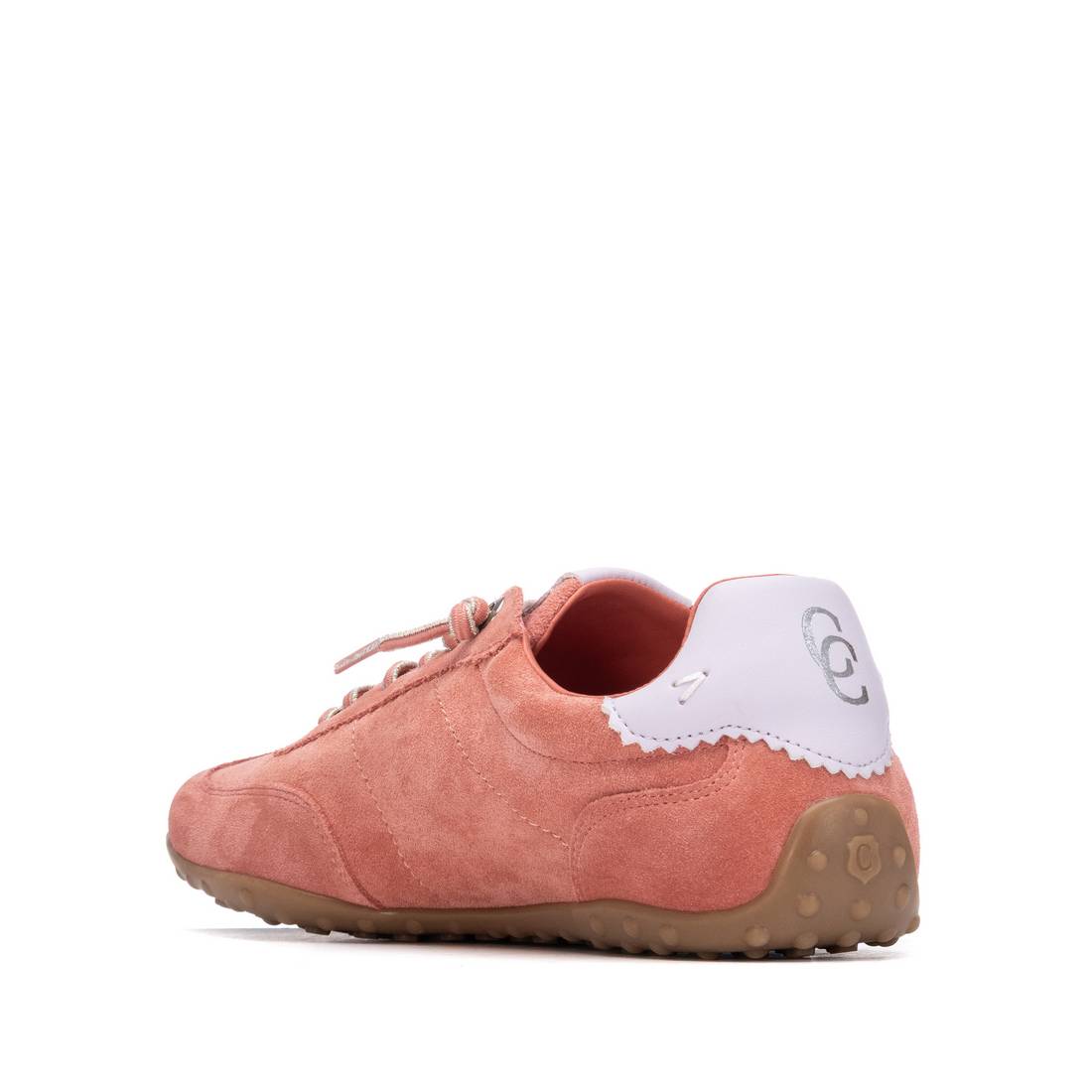 Carmela 16317206 baskets femme rouge cuir plat